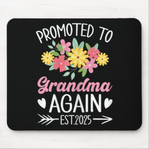 Promoted To Grandma Again 2025 Mothers Day Grandma Mouse Pad