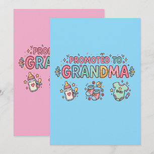  Promoted to Grandma Announcement