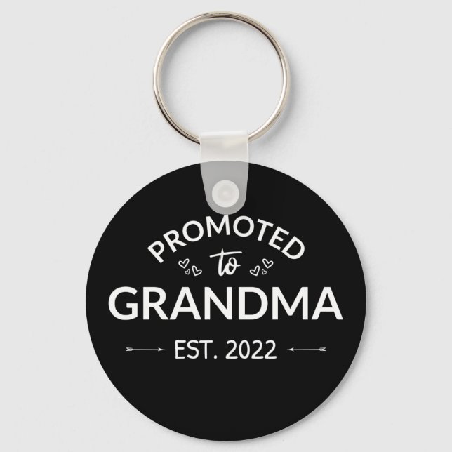 Promoted To Grandma Est. 2022 II Key Ring (Front)