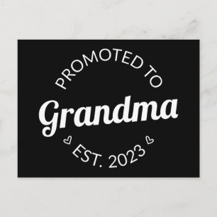 Promoted To Grandma Est. 2023 I Postcard