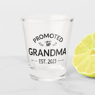 Promoted To Grandma Est. 2023 II Shot Glass