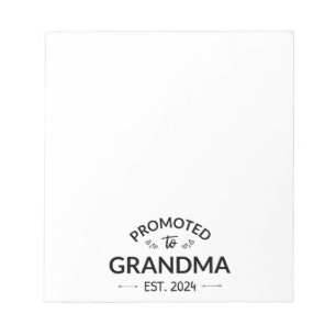 Promoted To Grandma Est. 2024 II Notepad