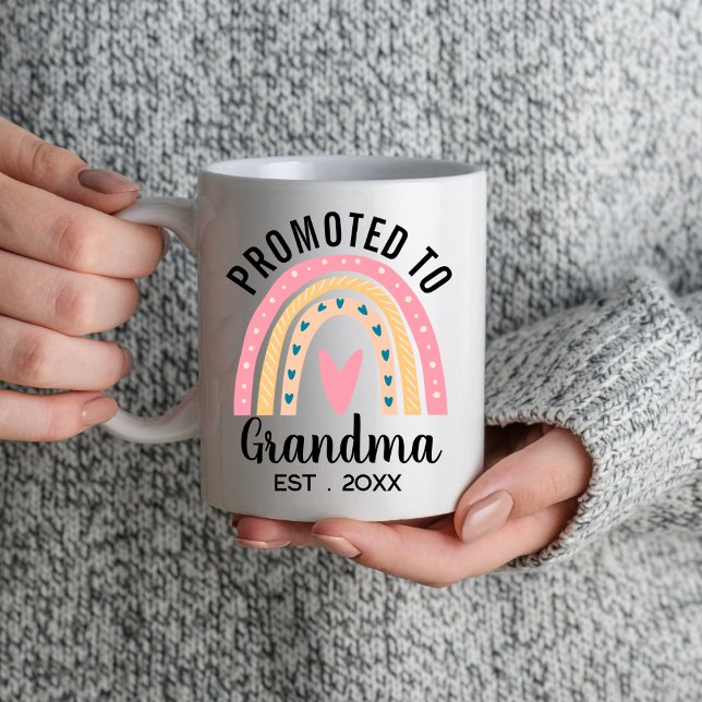 Promoted To Grandma Est 2024 Soon To Be Grandma Mug (Creator Uploaded)