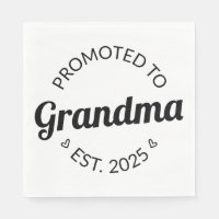 Promoted To Grandma Est. 2025 I