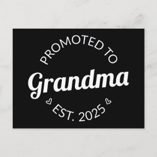 Promoted To Grandma Est. 2025 I Postcard