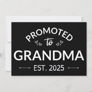 Promoted To Grandma Est. 2025 II Announcement