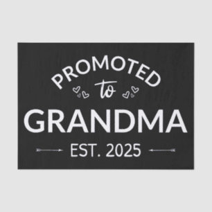 Promoted To Grandma Est. 2025 II Tissue Paper
