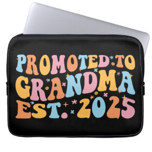 Promoted To Grandma Est. 2025 III Laptop Sleeve