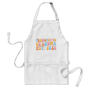 Promoted To Grandma Est. 2025 III Standard Apron