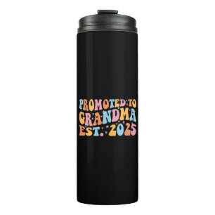 Promoted To Grandma Est. 2025 III Thermal Tumbler