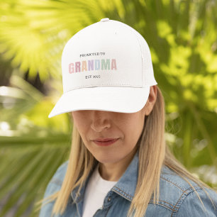 Promoted to Grandma EST 2025  Trucker Hat