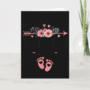 Promoted To Grandma Est 2026 Floral  Card