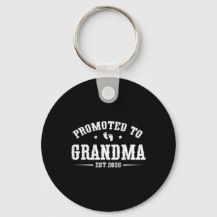 Promoted To Grandma Est. 2026 Grandparents Baby An Key Ring