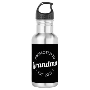 Promoted To Grandma Est. 2026 I 532 Ml Water Bottle