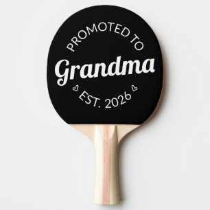 Promoted To Grandma Est. 2026 I Ping Pong Paddle