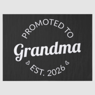 Promoted To Grandma Est. 2026 I Tissue Paper