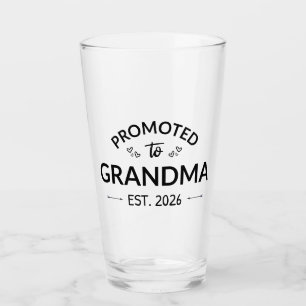 Promoted To Grandma Est. 2026 II Glass