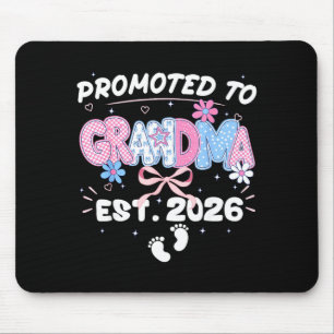 Promoted to Grandma Est 2026 New Grandma Mouse Pad