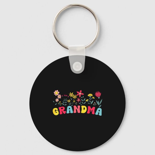Promoted To Grandma Est 2026 Soon To Be New Grandm Key Ring (Front)
