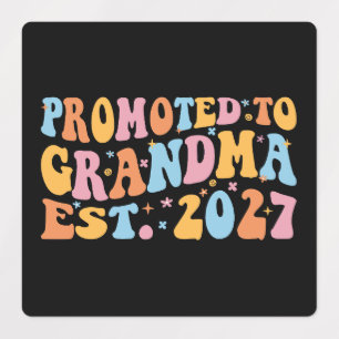 Promoted To Grandma Est 2027 New Nana