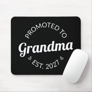 Promoted To Grandma Est 2027 New Nana I Mouse Pad