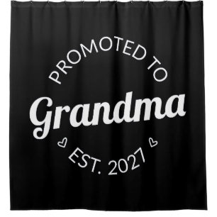 Promoted To Grandma Est 2027 New Nana I Shower Curtain