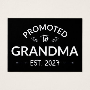Promoted To Grandma Est 2027 New Nana II