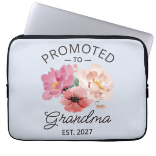 Promoted To Grandma Est 2027 New Nana VI Laptop Sleeve