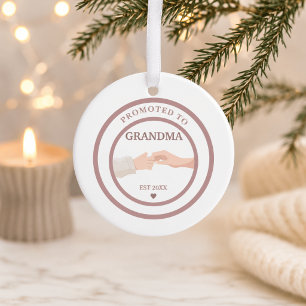 Promoted to Grandma Est. 20XX Ornament