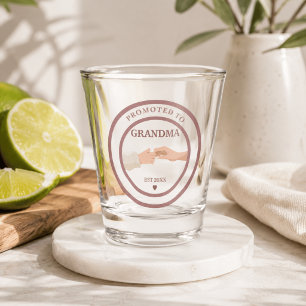 Promoted to Grandma Est. 20XX Shot Glass