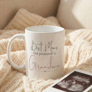 Promoted to Grandma Gift Pregnancy Announcement Coffee Mug