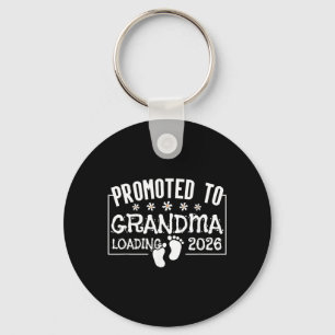 Promoted to Grandma Loading 2026 Pregnancy Reveal Key Ring