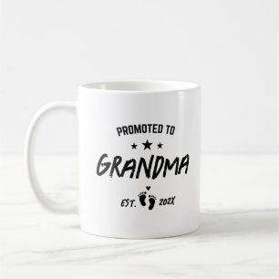 Promoted to Grandma Pregnancy Announcement Mug
