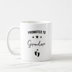 Promoted to Grandma Pregnancy Announcement Mug