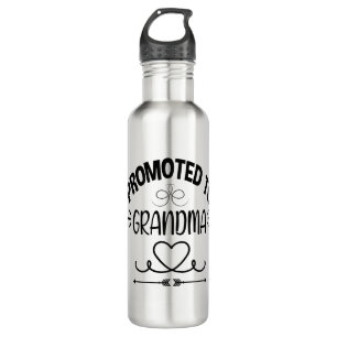 Promoted to Grandma Pregnancy Reveal 710 Ml Water Bottle