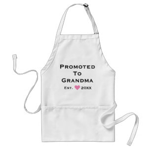 Promoted To Grandma Standard Apron