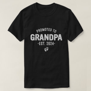 Promoted to Grandpa 2024 Soon to Be Grandpa T-Shirt