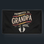 Promoted To Grandpa 2025 Grandpa est 2025  Banner<br><div class="desc">Promoted To Grandpa 2025 Grandpa est 2025 Soon To Be Grandpa</div>