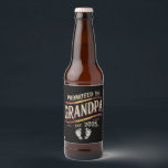 Promoted To Grandpa 2025 Grandpa est 2025  Beer Bottle Label<br><div class="desc">Promoted To Grandpa 2025 Grandpa est 2025 Soon To Be Grandpa</div>