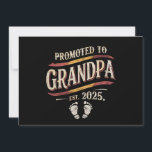 Promoted To Grandpa 2025 Grandpa est 2025  Invitation<br><div class="desc">Promoted To Grandpa 2025 Grandpa est 2025 Soon To Be Grandpa</div>
