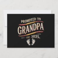 Promoted To Grandpa 2025 Grandpa est 2025 