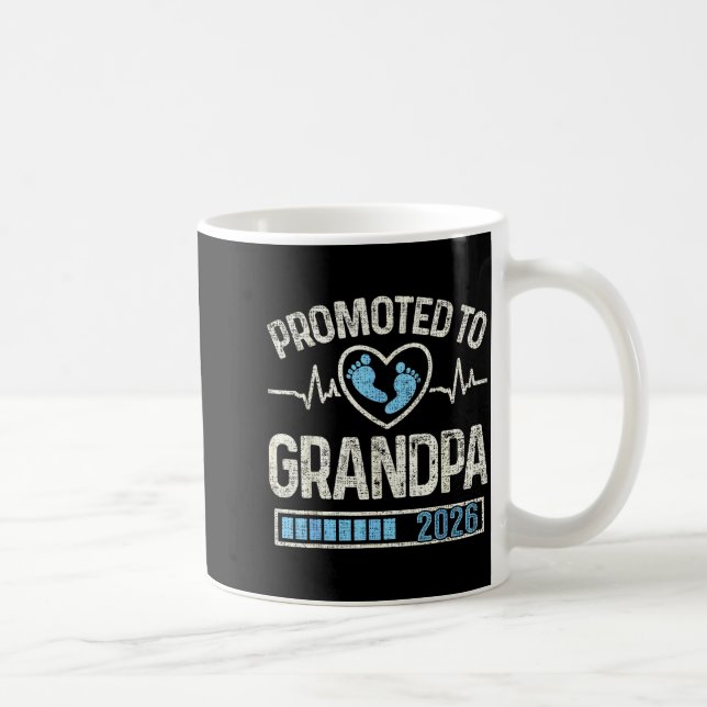 Promoted To Grandpa 2026 Expecting Baby Soon To Be Coffee Mug (Right)