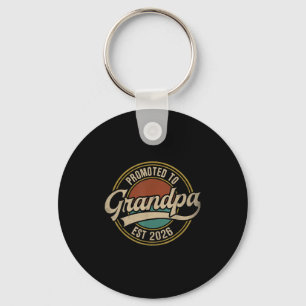 Promoted To Grandpa 2026 New Grandfather Baby Anno Key Ring