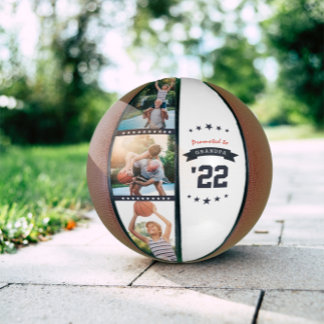 Promoted to Grandpa | Custom Photo Basketball