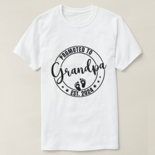 Promoted To Grandpa Est. 2024 T-Shirt
