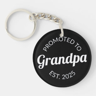 Promoted To Grandpa Est. 2025 I Key Ring