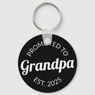 Promoted To Grandpa Est. 2025 I Key Ring