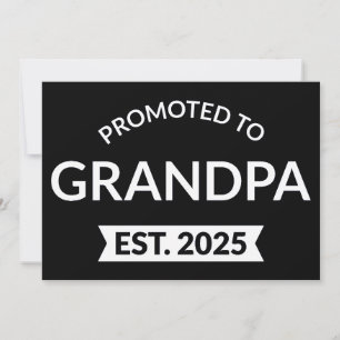Promoted To Grandpa Est. 2025 II Announcement