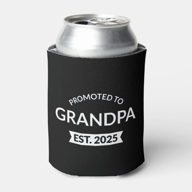 Promoted To Grandpa Est. 2025 II Can Cooler (Can Front)