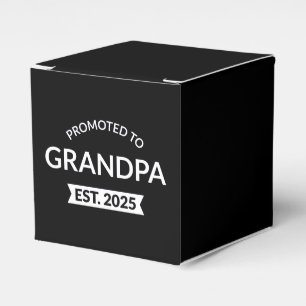 Promoted To Grandpa Est. 2025 II Favour Box